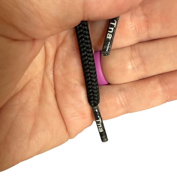 Aritzia TNA Velour Pants Black Pull On Tie Front M Stretch Gothic Goth Witchy - Picture 3 of 10